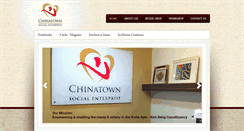 Desktop Screenshot of chinatownsocialenterprise.com