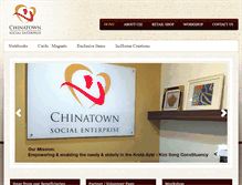 Tablet Screenshot of chinatownsocialenterprise.com